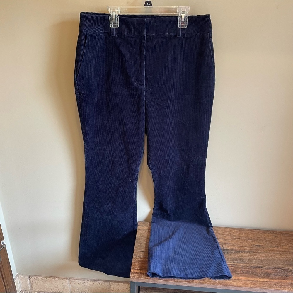 Boden Corduroy flare pants US size 10R Navy